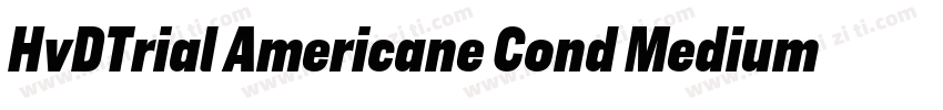 HvDTrial Americane Cond Medium字体转换